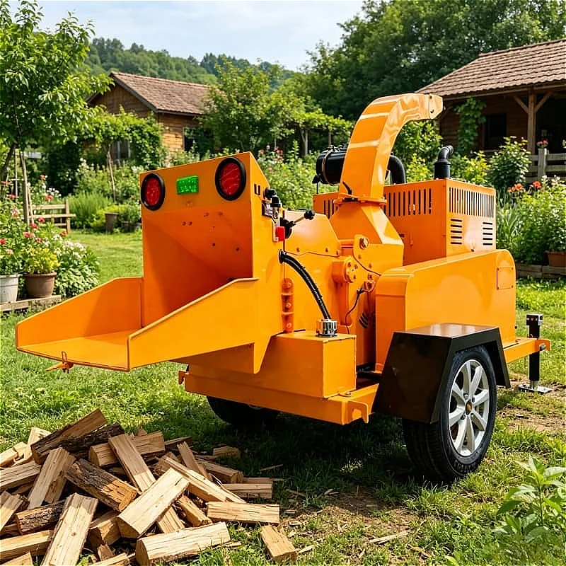 Seasonal Adaptable Wood Chipper Shredder Customized Anti-Rust Structure for All Weather Outdoor Forestry Operation