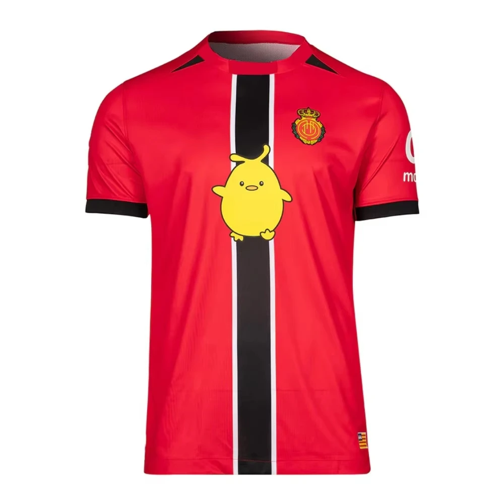 RCD Mallorca Temporada 25-26 Camisetas de fútbol local y visitante Camiseta deportiva de manga corta con estampado 3D para adultos y niños