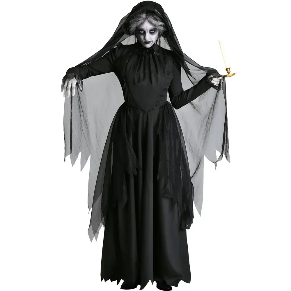 Halloween Scary Vampire Death Ghost Adult Cosplay Costume