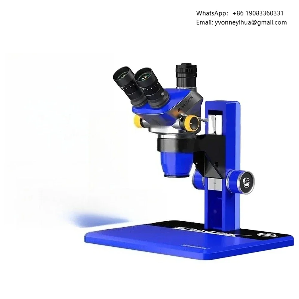 

SpaceX-B11 Trinocular Stereo Microscope 6.5X-52X Continuous Variable Magnification New BGA Chip Repair Tool Motherboard Repair