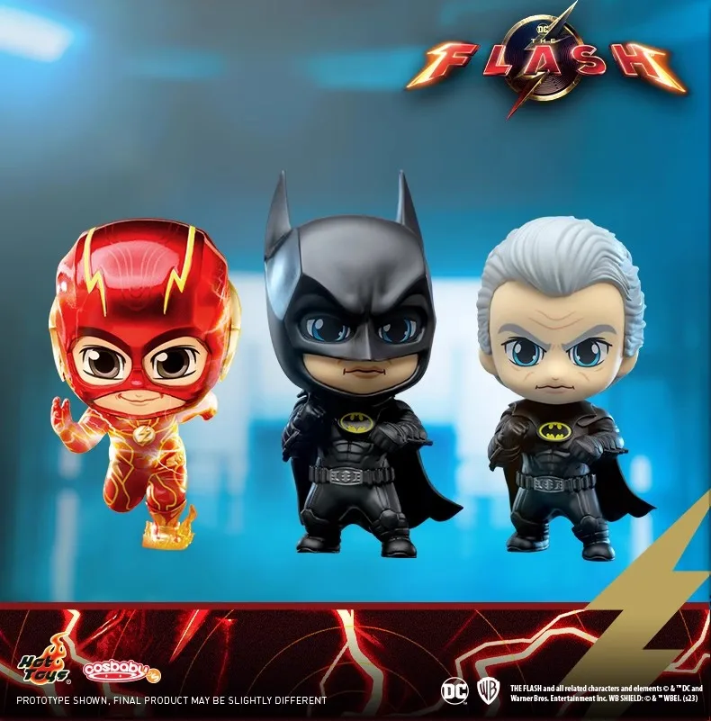 OFFICIAL Hot Toys The Flash Batman COSBABY Figure Exclusive Collectible Christmas Gifts