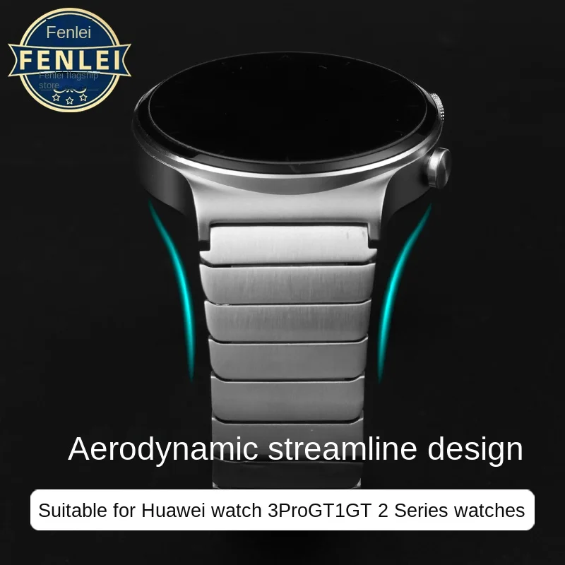 Ремешок титановый золотистый для Huawei Watch 3PRO GT2e/GT2 GT3/2 PRO Honor Magic 2, универсальный браслет для наручных часов, 22 мм