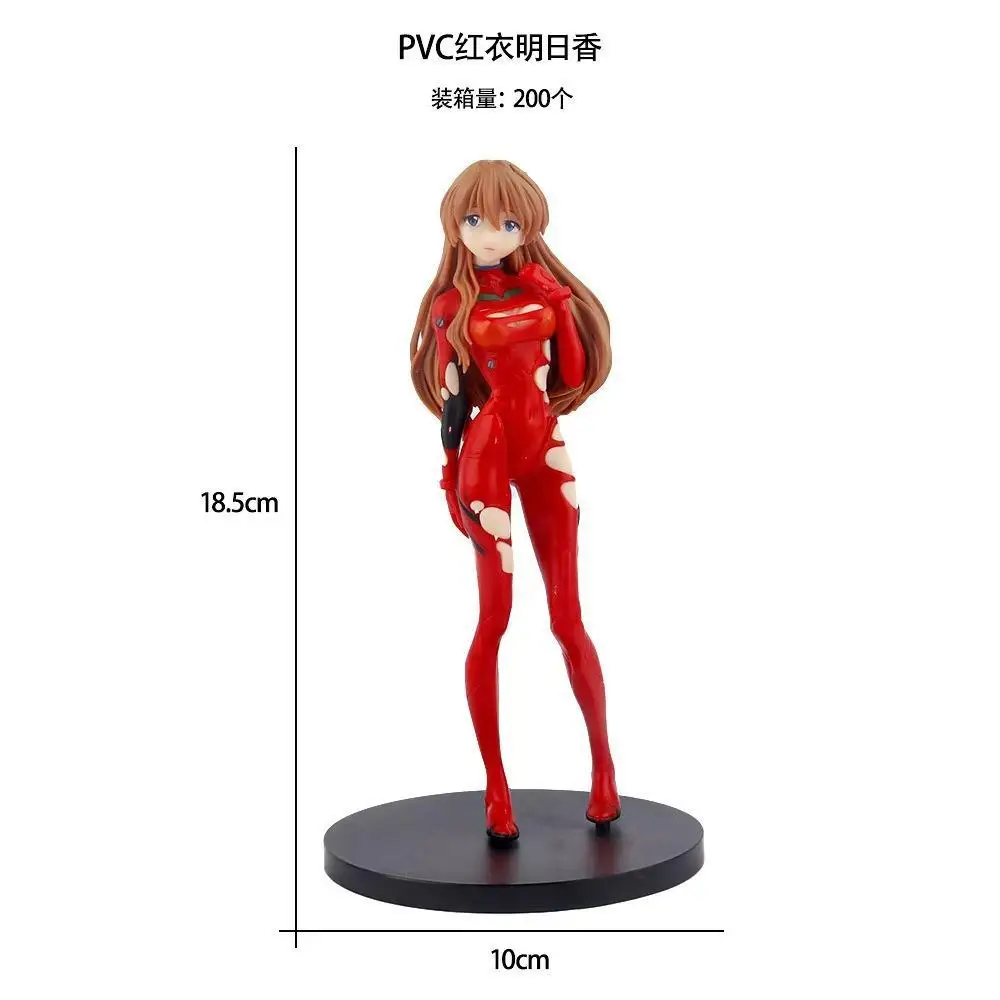 Neon Genesis Evangelion Ayanami Rei Asuka Movie Version Standing Anime Collectible Figure Desktop Ornament Gift for Friend - view 3