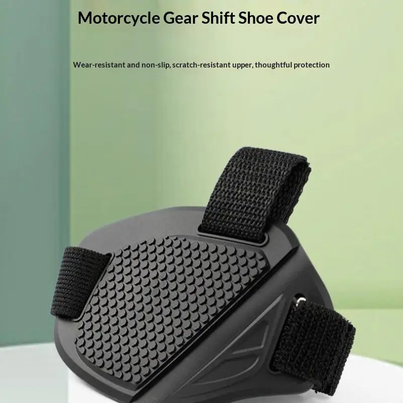 Easy Install Motorcycle Shift Pad Waterproof Shoe Protector Anti-Slip Motocross Shifter Guard for Dirt Bike Racing Riders