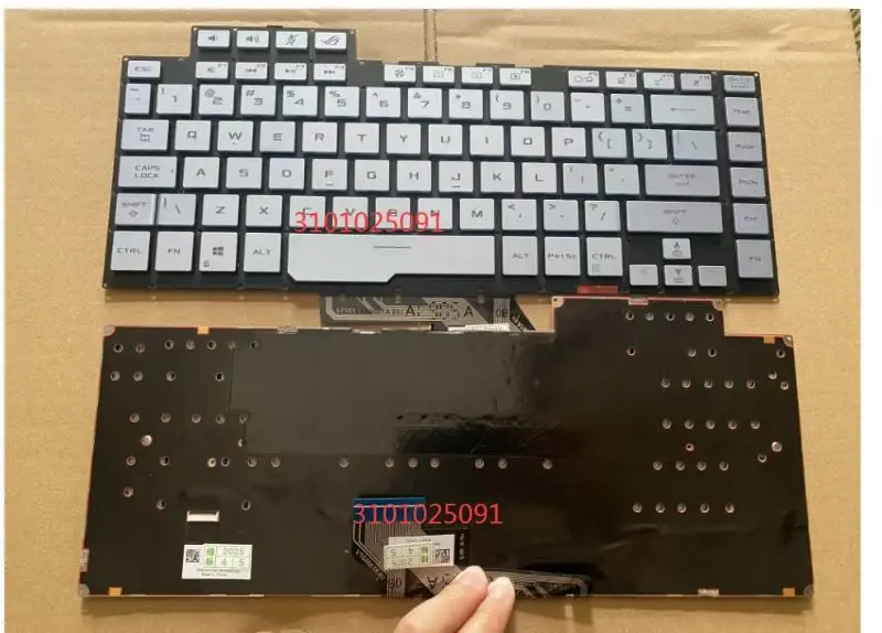 

US RGB Backlit Keyboard For Asus ROG Zephyrus GA502 IU GA502DU GA502IV Gaming Laptop Keyboards BLue non-frame