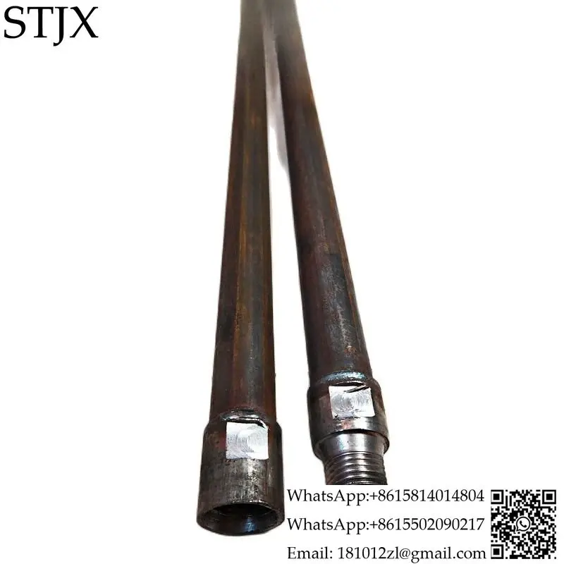 Water drill connection rod water drill tap water pipelay machine water drill bit extension rod 1 meter thickened soil drill bit