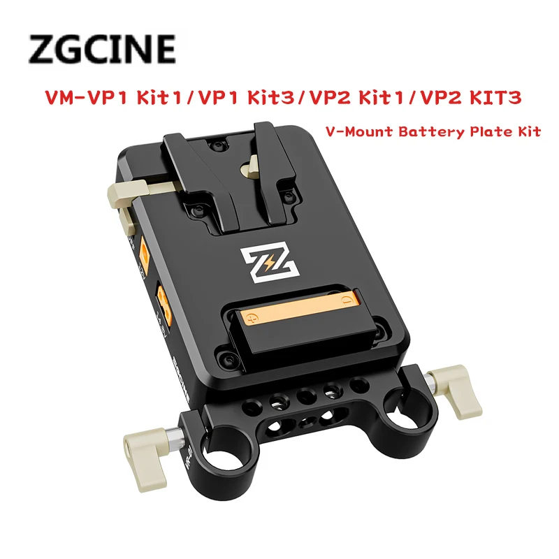 

ZGCINE VM-VP1 Kit1/VP1 Kit3/VP2 Kit1/VP2 KIT3 Комплект аккумуляторной пластины с V-образным креплением для аккумулятора серии ZGCINE с V-Mount
