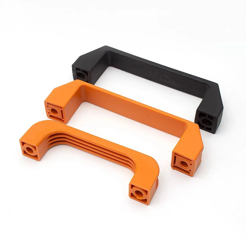 Nylon plastic handle, industrial cabinet door switch handle, thickened alloy square surface mounted equipment handle