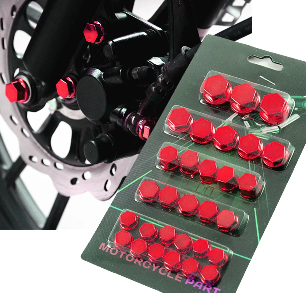 Decoración perno tuerca accesorios de motocicleta cubierta para Yamaha R7 Triumph Daytona 675 Fz25 Moto deslizadores Bmw S1000r