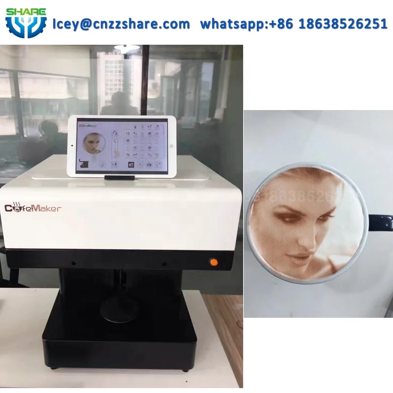 Face Printing Coffee Machine Coffee Foam Cup Printing Machine