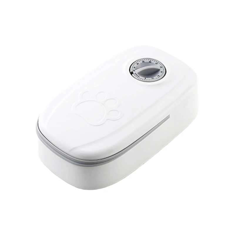 

Pet Automatic Timing Feeder With Timer Auto Dog Dry Food Dispenser Cat Food Dispenser Timed Cat Feeder For Cats Dogs Grey