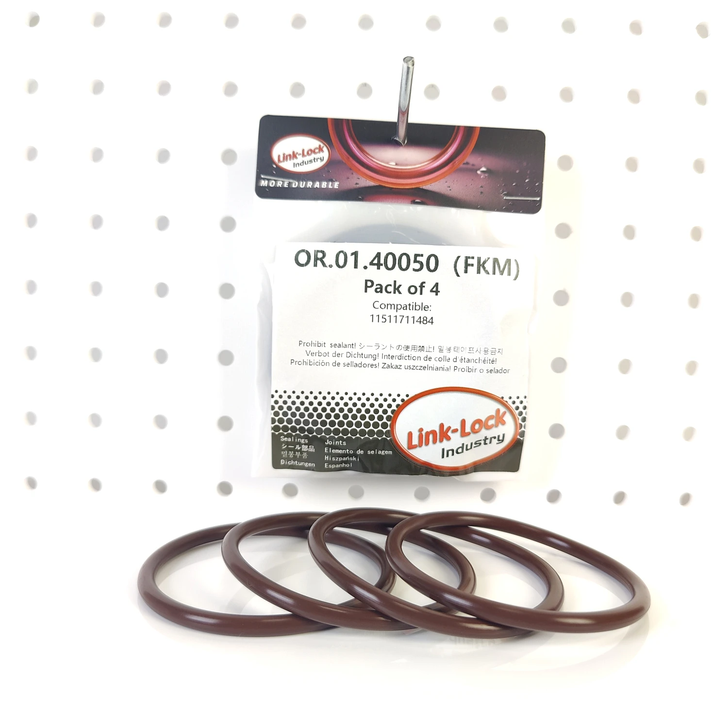 4PCS FKM Viton OR.01.40050 Engine Coolant Pump O-Ring Gasket 11511711484 for BMW S65 M52 M54 view 5