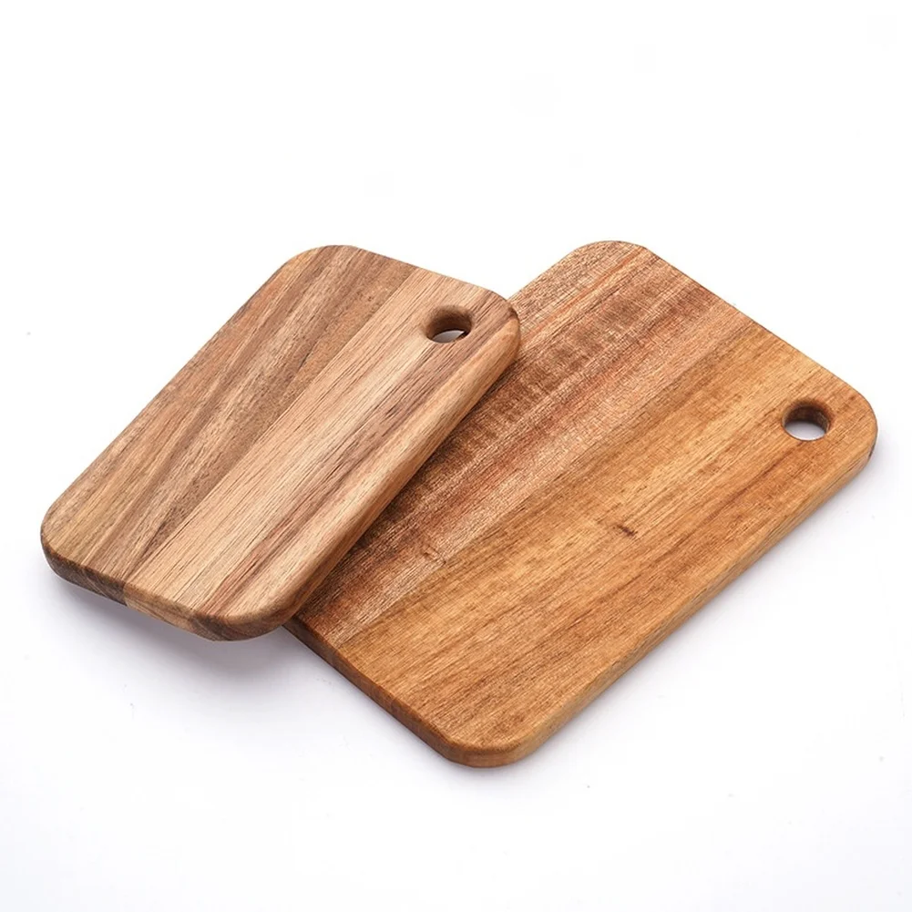 1Pc Portable Wood Cutting Board For Camping And Kitchen Ligh
