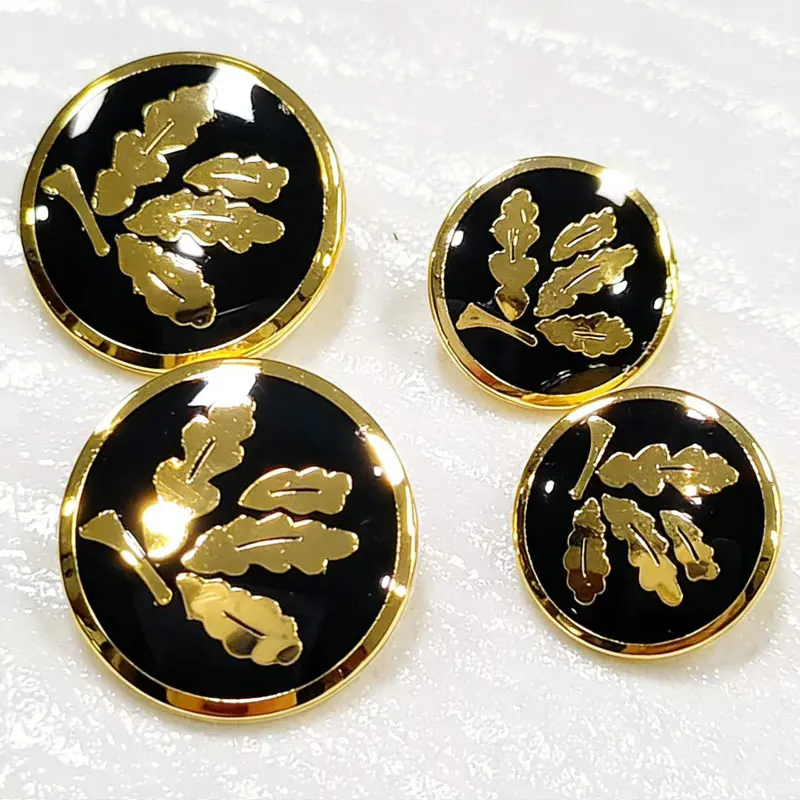 10 Stück 15/20mm Gold Metallknöpfe für Damenbekleidung, Manschetten, Ausschnitte, DIY Nähen, Handarbeit, Accessoires, Nähknöpfe – Detail 4