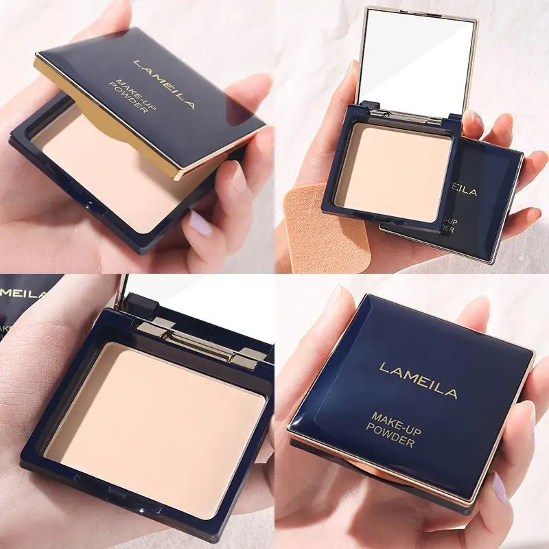 Clear Setting Powder Oil-Control Face Cosmetics Powder Matte Setting Pressed Powder Pores Invisible Natural Maquillaje