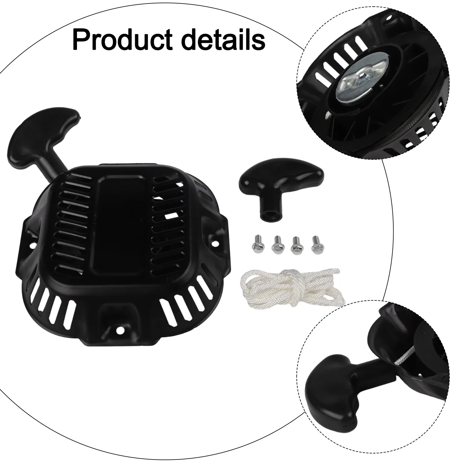 Simplified Installation Process of the Pulley Starter Kits Tailored For Specific For Generator Sizes from 196 cc to over