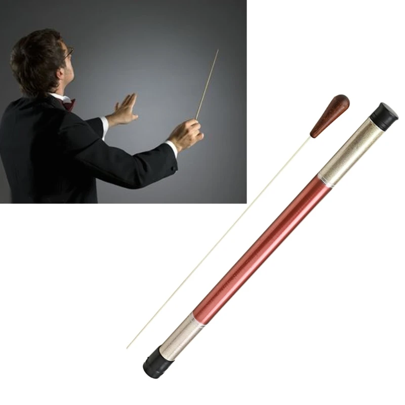 

Music Conductor Batons Wood Handle Music Batons Stick for Symphonies Leader Choral Director Accessory Musical Instrument 24BD