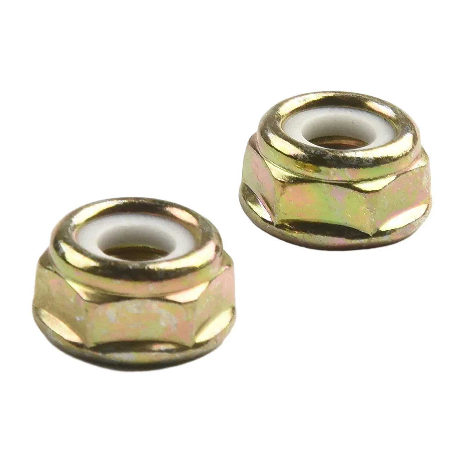 Lawn Mower Accessory Nut Left Hand Thread M10×1.25 Metal 2 Pcs For Lawn Trimmer Brand New Excellent Service Life