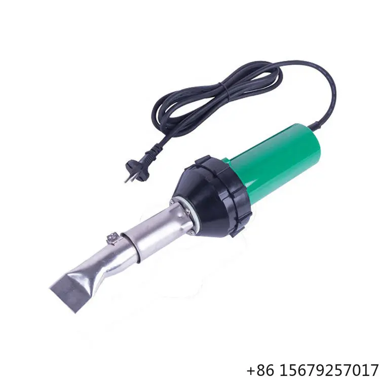1600W Portable Hot Air Heat Gun New Condition 120V Plastic Welder for PP PVC Banner Tarpaulin Roofing Vinyl Floor Welding