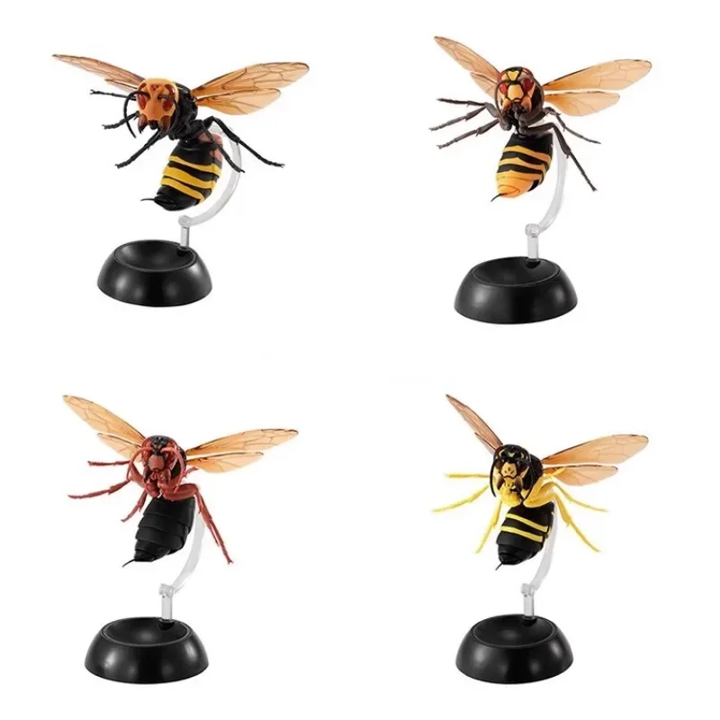 BANDAI Original Japan Gashapon Figure Cute Simulation Insect Hornet Beetle Capsule Toys Kawaii Anime Figurine For Kids Gift