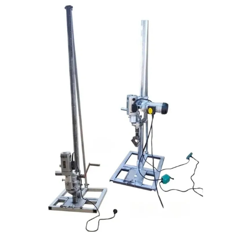 الري المنزلي مجموعة كاملة عربة صغيرة آلة حفر الآبار الكهربائية