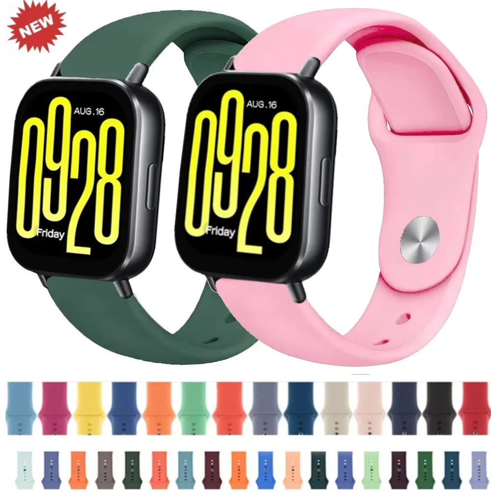 22mm Sports Silicone Strap for Xiaomi Redmi Watch 5 Active Comfortable Replaceable Wristband Correa for Redmi Watch 5 Lite  Band