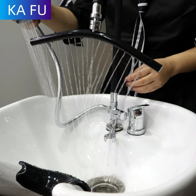 Head Spa Shower for Shampoo Sink Faucet Shower Head for Shampoo Bed Bowl Wash Hair Salon Style Scalp Care Waterfall adjustable