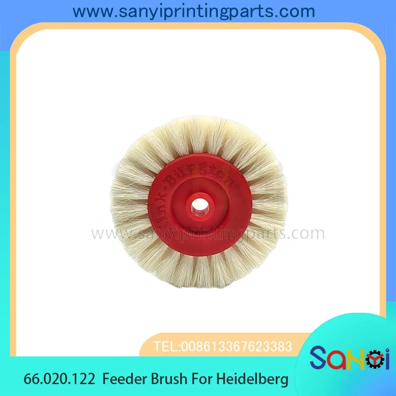 10 PCS Heidelberg Brush Wheel White 66.020.122 11mm For 08 05 Feeder Press Paper Roller Printing Machine Parts