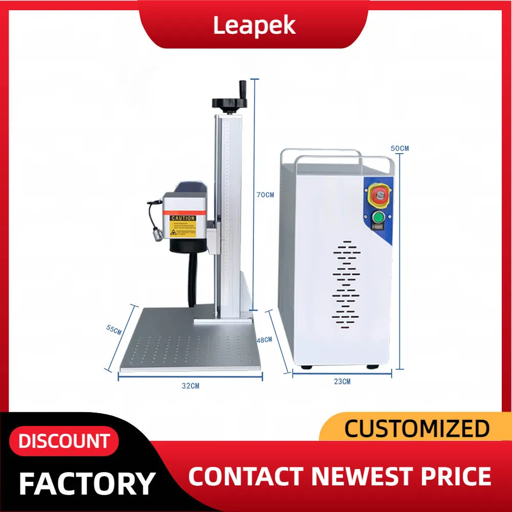 Laserowa znakowarka 20W 30W 50W Mopa Fiber Laser do znakowania i grawerowania, stal nierdzewna, do metalu, z oprogramowaniem Ezcad