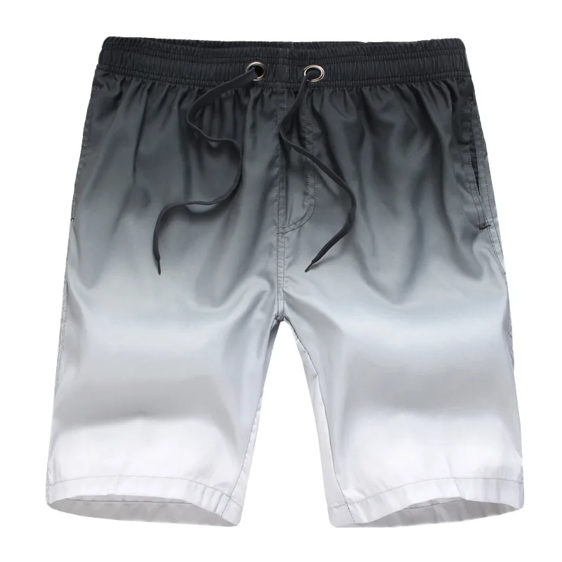 Color-changing Beach Shorts Men Quick Dry Beach Swimwear Pants Swimming Surfing Board Shorts Warm Color Discoloration Shorts