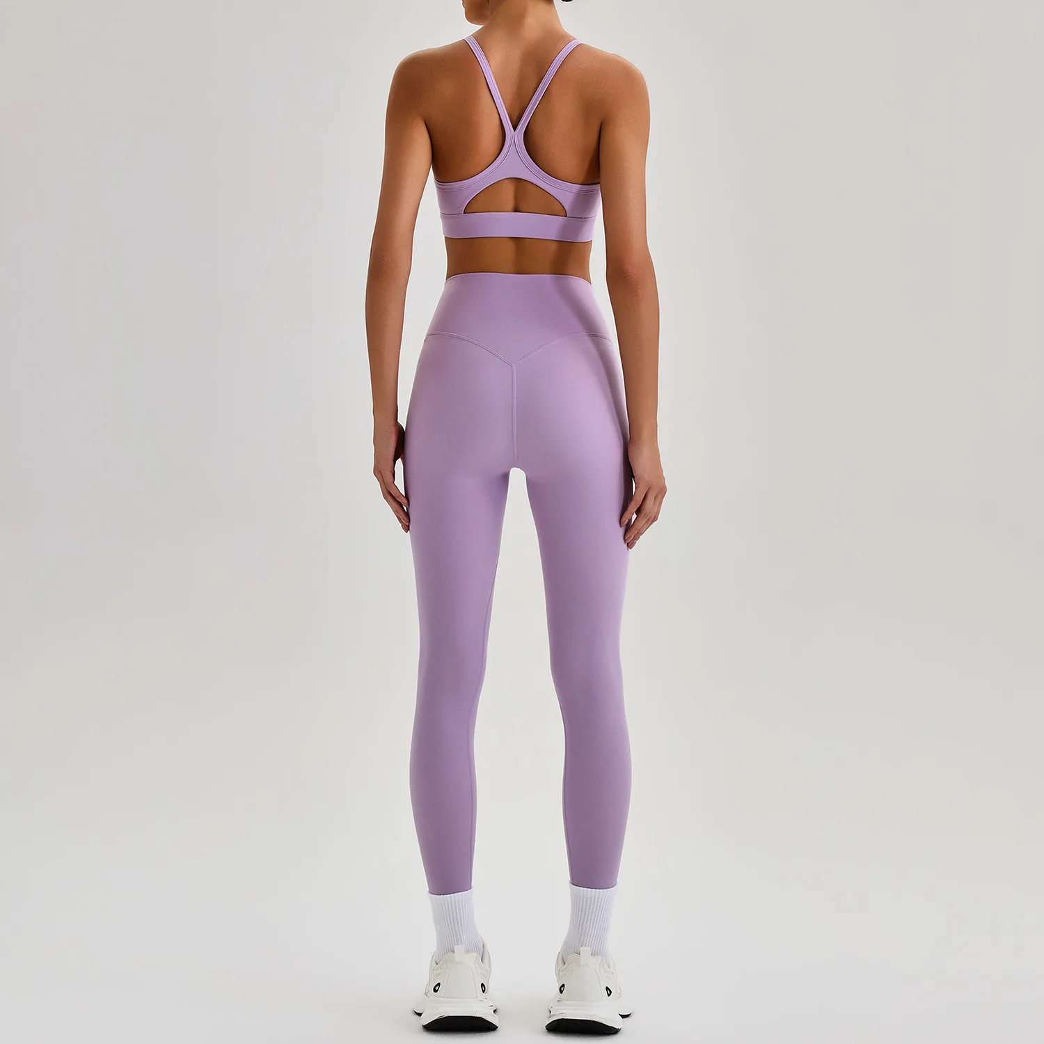 Women's Yoga Sets High Waist Tummy Control Leggings Push Up Sportswear Gym Workout Outfits Sports Fitness Clothes Hot Sale New