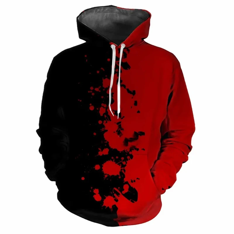 Unique 3D Printing Hoodies Personalized Street Men's Comfortable Hooded Hoodie Sports Outdoor Casual 2024 Fashion New Sweatshirt