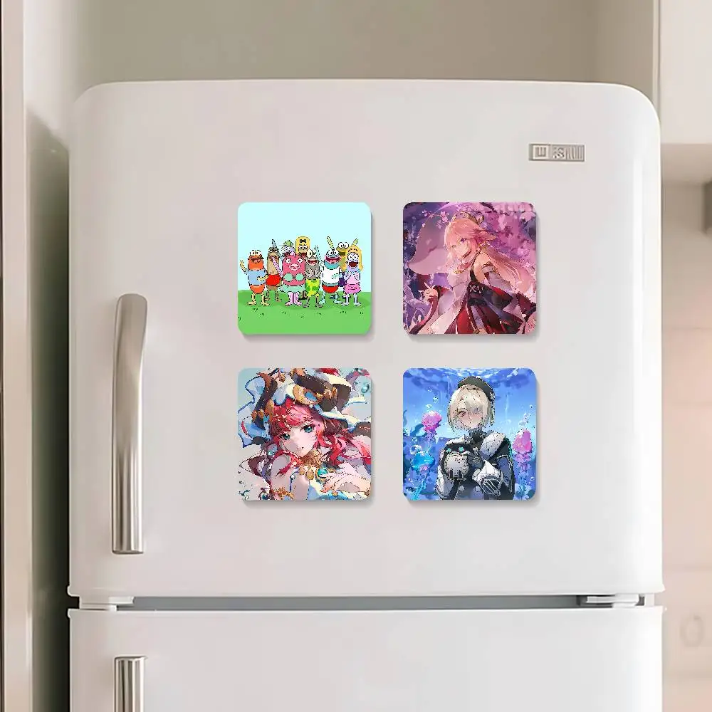 Game Peripheral G-Genshin Refrigerator Magnets Home Decor Magnets Ins Style Magnets Decor Magnets