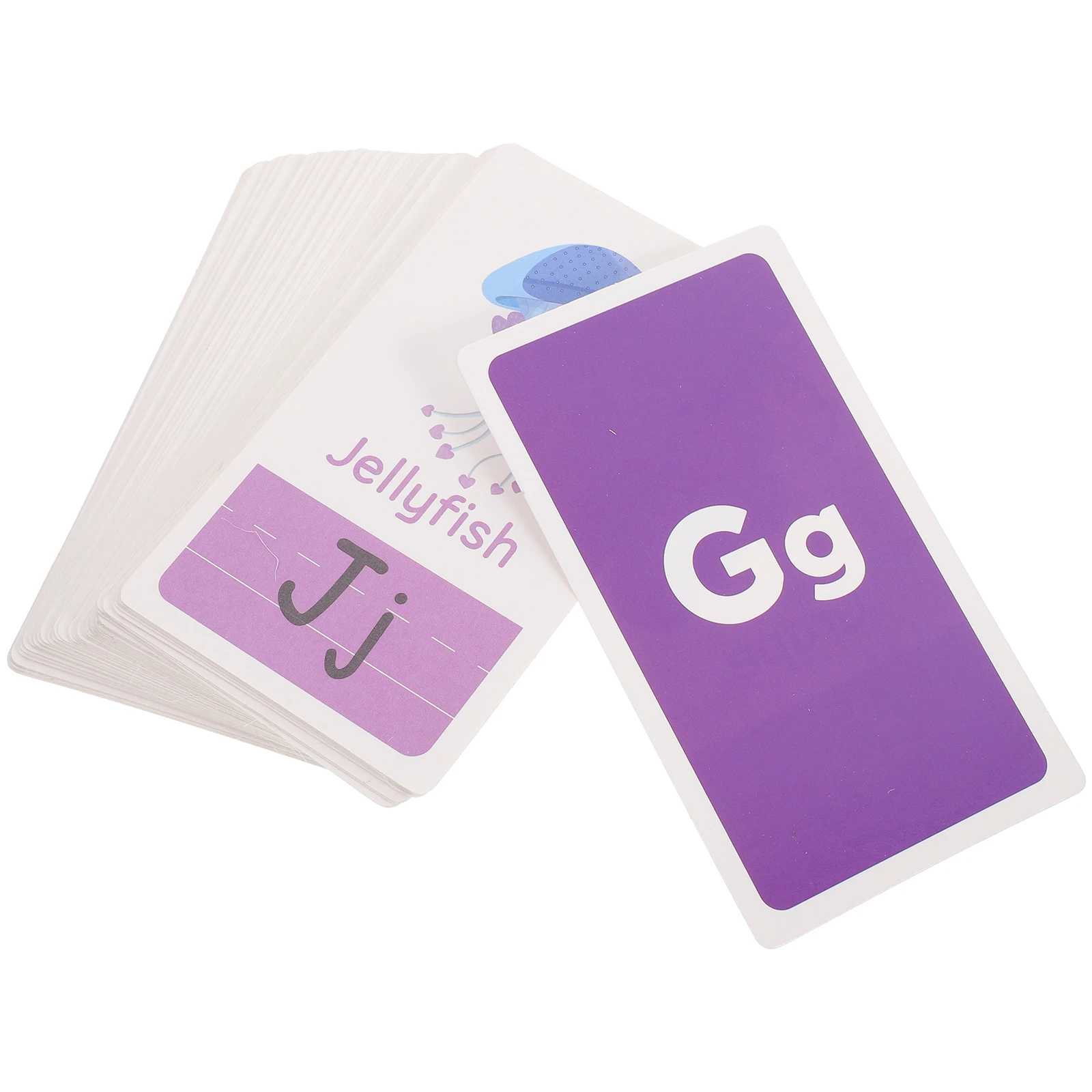 

58pcs Early Educational Flash Cards Kids Learning Numbers Alphabet English Cognitive Skills Portable Teaching Tool For Toddlers