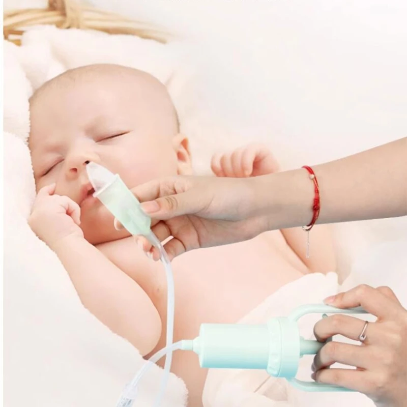 Handheld Baby Nasal Cleaner User Friendly Nose Liquid Suction Tool Anti Backflows Nasal Aspirator for Smooth Breathing