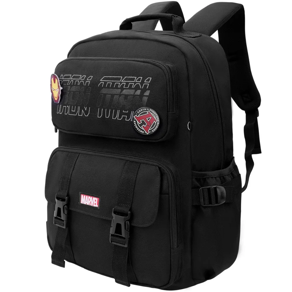Marvel echte superheld rugzakken voor middelbare en middelbare scholieren, ademende, lichtgewicht schoolreisrugzakken met hoge capaciteit