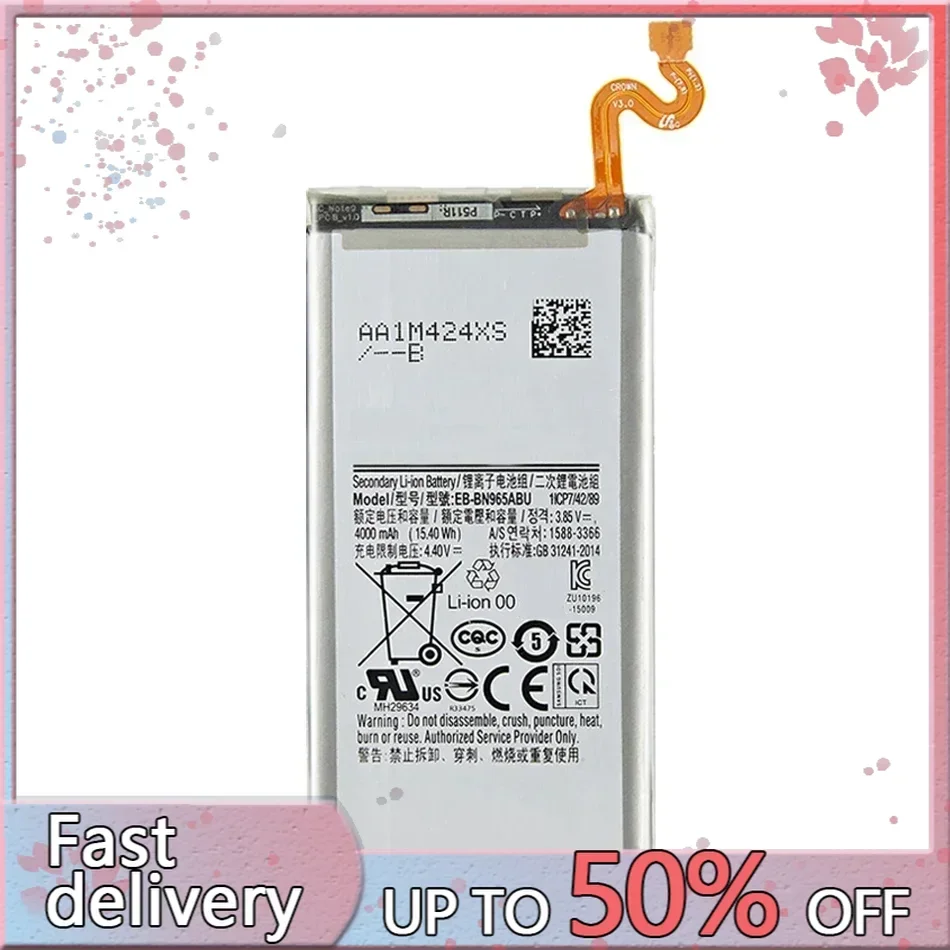 EB-BN965ABU 4000mAh Replacement Battery For Samsung Galaxy Note9 Note 9 N9600 SM-N9600 SM-N960F