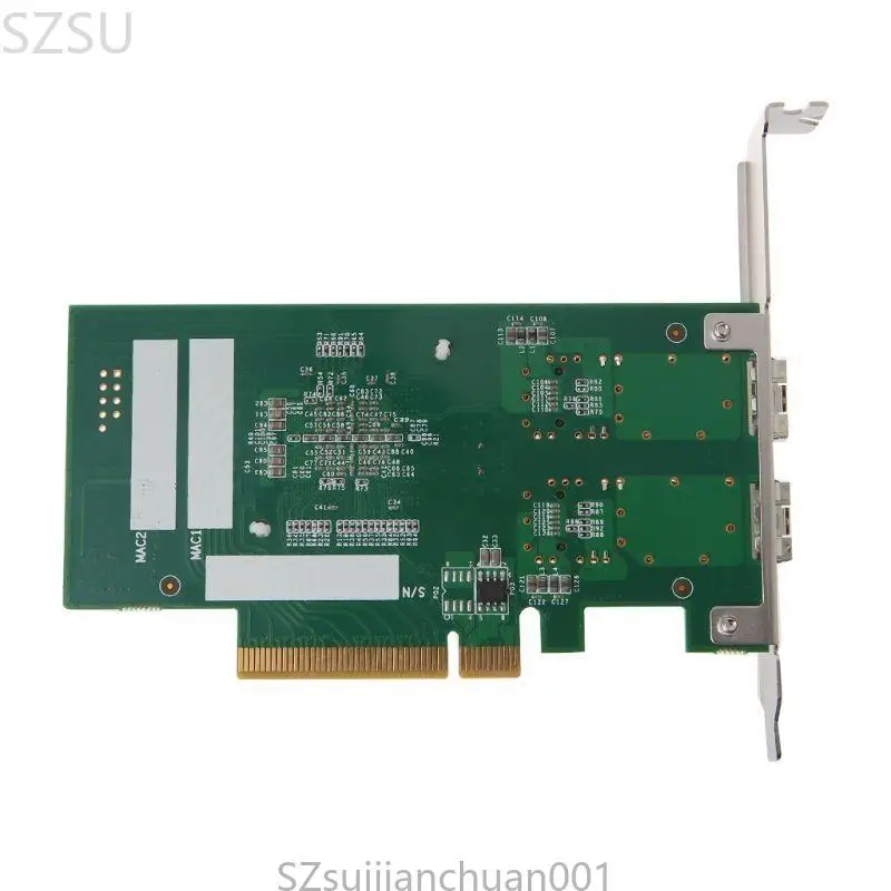 SZSU Dual Gigabit Port PCIe 10 1000m Server -Netzwerkkarte für 82599 PCIe -Adap