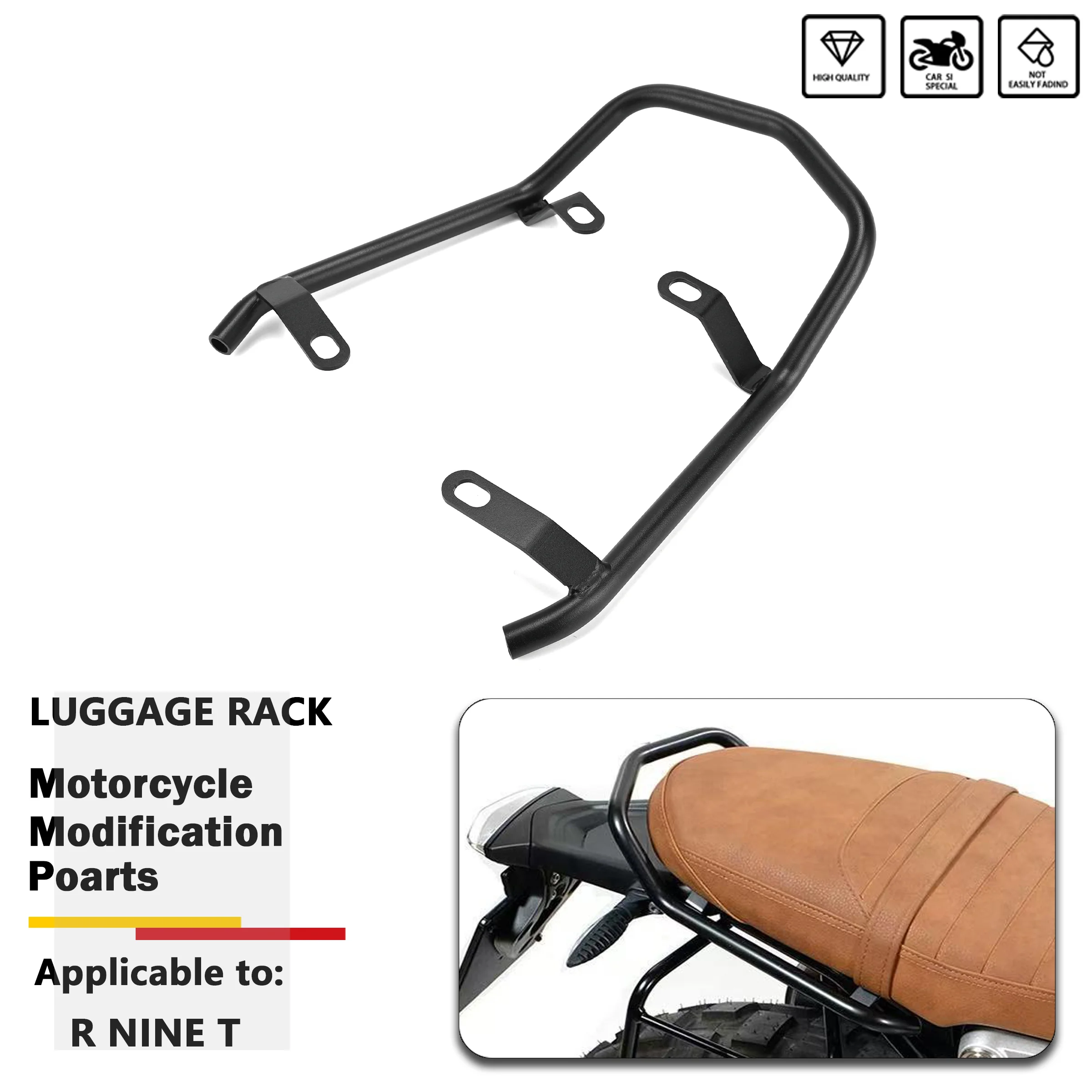 

For BMW R Nine T Scrambler R9T Pure Racer Urban RnineT G/S Ninet /5 Rescue Handle Passenger Grab Bar Rail Saddlebag Luggage Rack