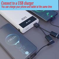New Charging Cable 2 in 1 USB HUB 3 in 1 Data Transfer USB Splitter Type C Hub Multifunction Adapter Charging Cable