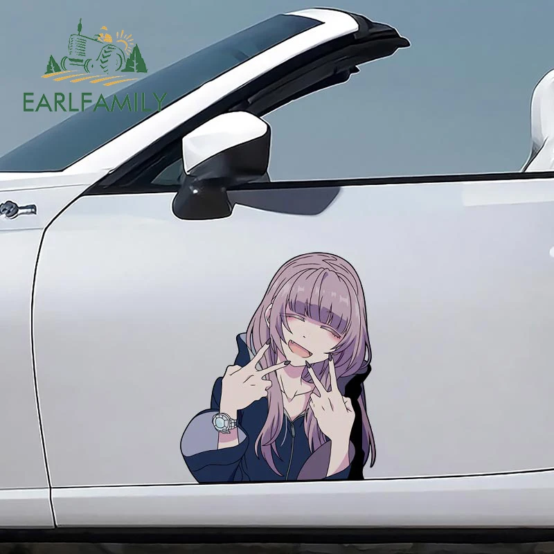 EARLFAMILY 43cm x 37.7cm for NANAKUSA NAZUNA Big Car Sticker Graffiti Car Accessories Decal Caravan Sunscreen Waterproof Decals