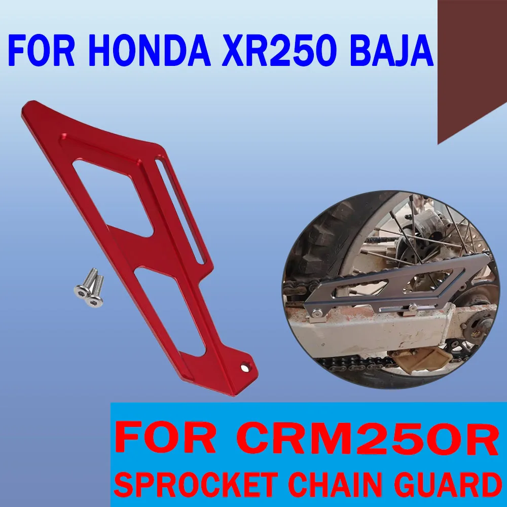 Motorcycle Accessories Rear Sprocket Chain Guard Protector Protection Cover For Honda Baja XR250 XR 250 CRM250R CRM250AR CRM 250