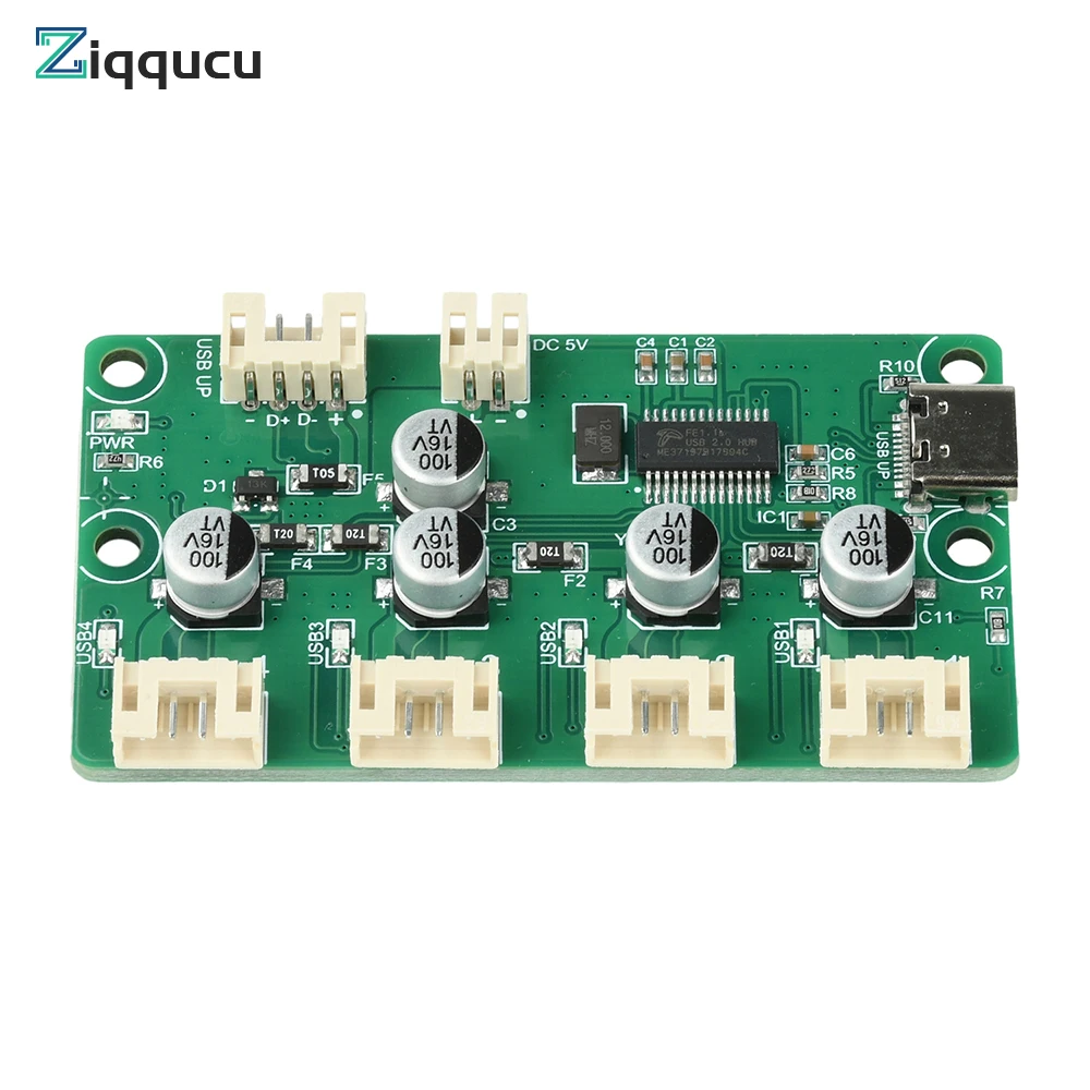

DC 5V 1-to-4 Port USB 2.0 Hub Module Drive USB Splitter Electronic Development Expansion Board XH2.54 PH2.0 Interface