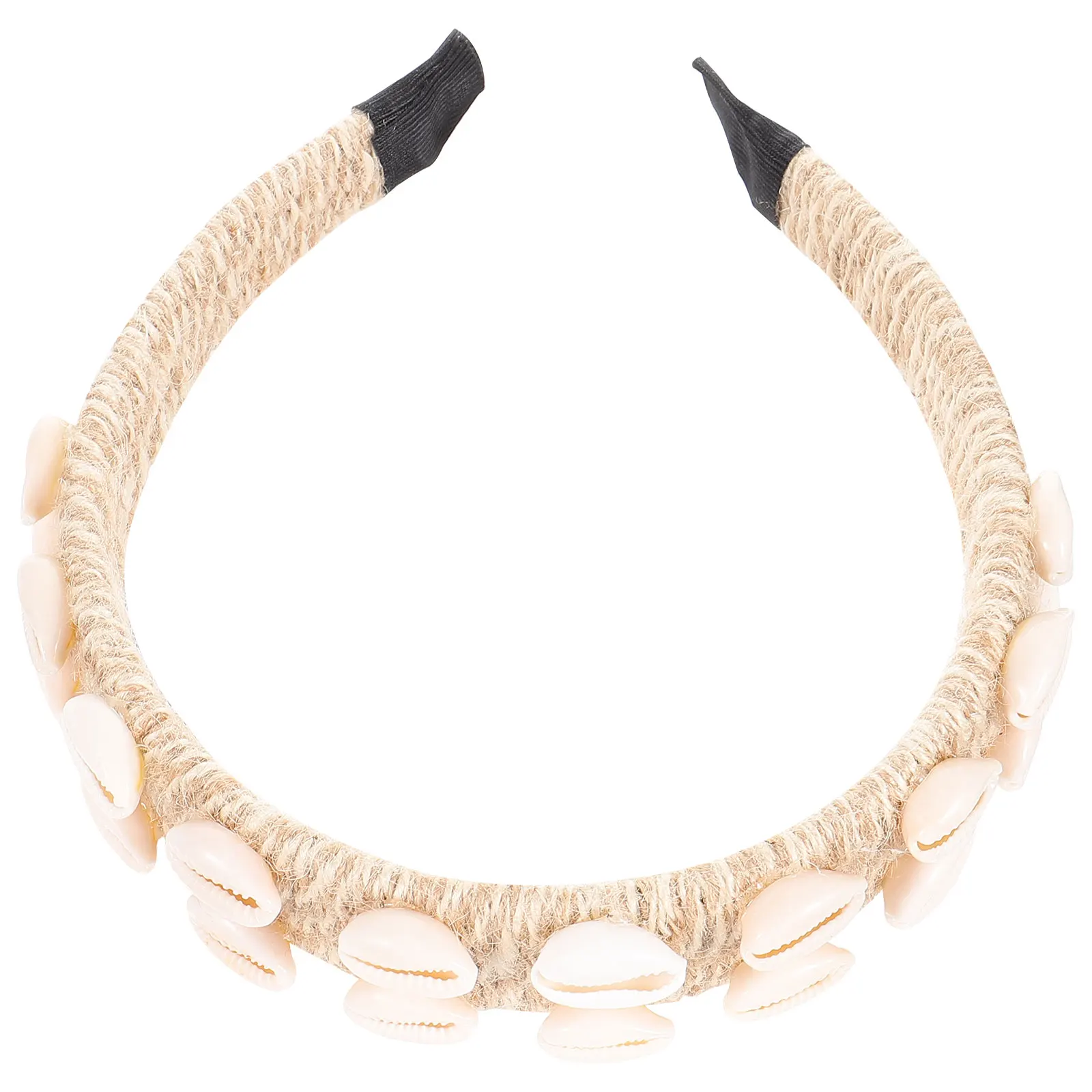 

Shell Baroque Women Hemp Rope Vintage Seashell Hairb Headdress Headb For Women Party Accessories