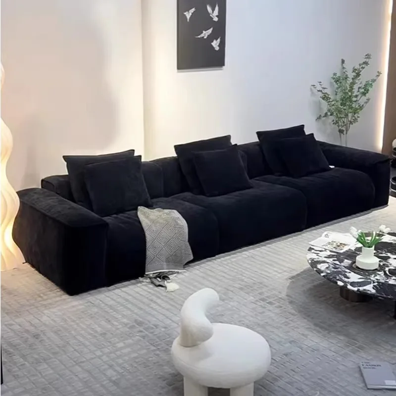 

Luxury Black Living Room Sofas Velvet Italian Nordic Modular Living Room Sofas Modern Soft Muebles De Sala Furniture Home