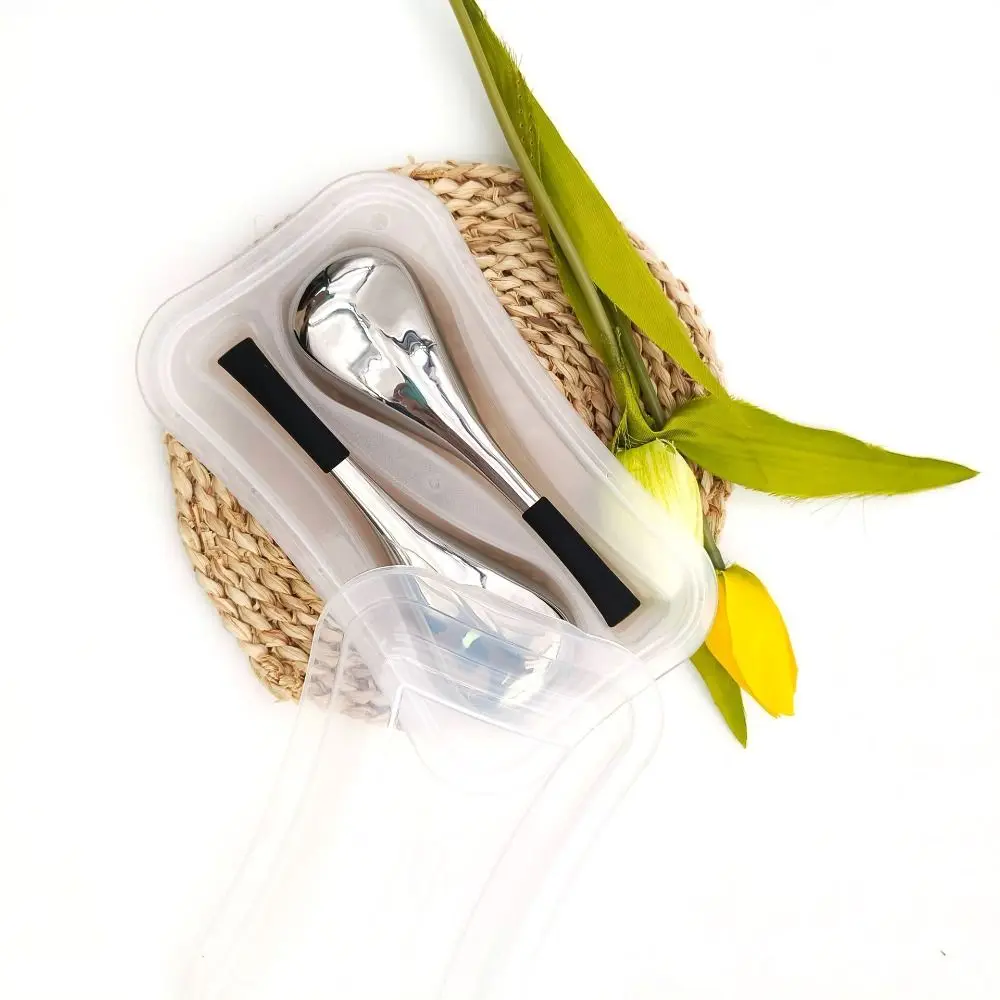 

Охлаждающий массажер-роллер для глаз с ледяными шариками (золото/серебро) против отеков и морщин для женщин