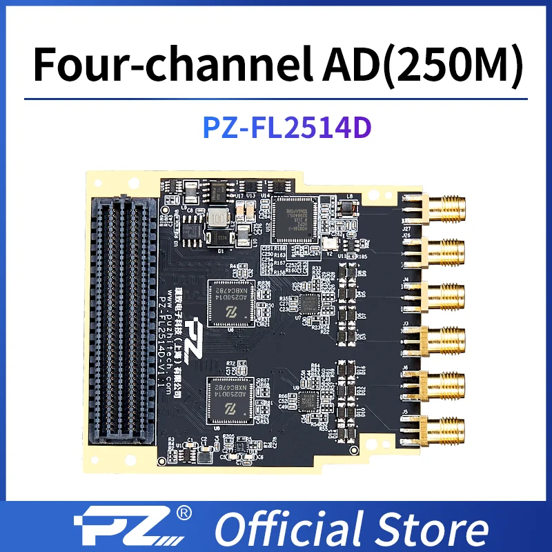 

PZ-2514D Puzhi FPGA Domestic Quad High Speed ADC 2514 14bit 250Msps FMC LPC LVDS