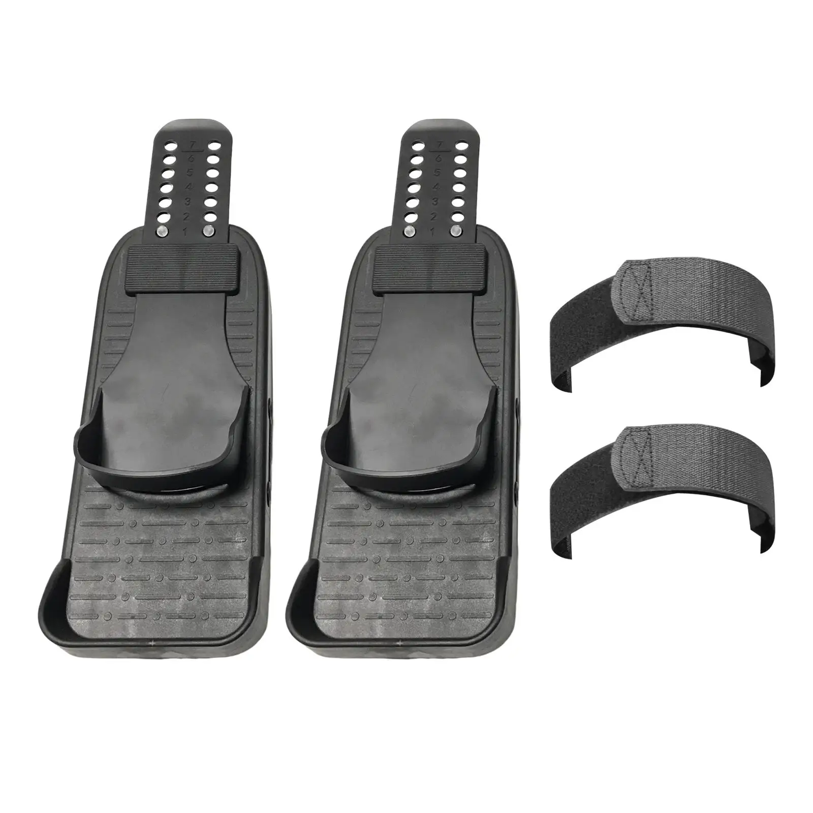 

1 Pair Rowing Machine Foot Pedals Nonslip Lightweight Elliptical Trainer Pedal for Walking Machine Gym Equipment Spare Parts