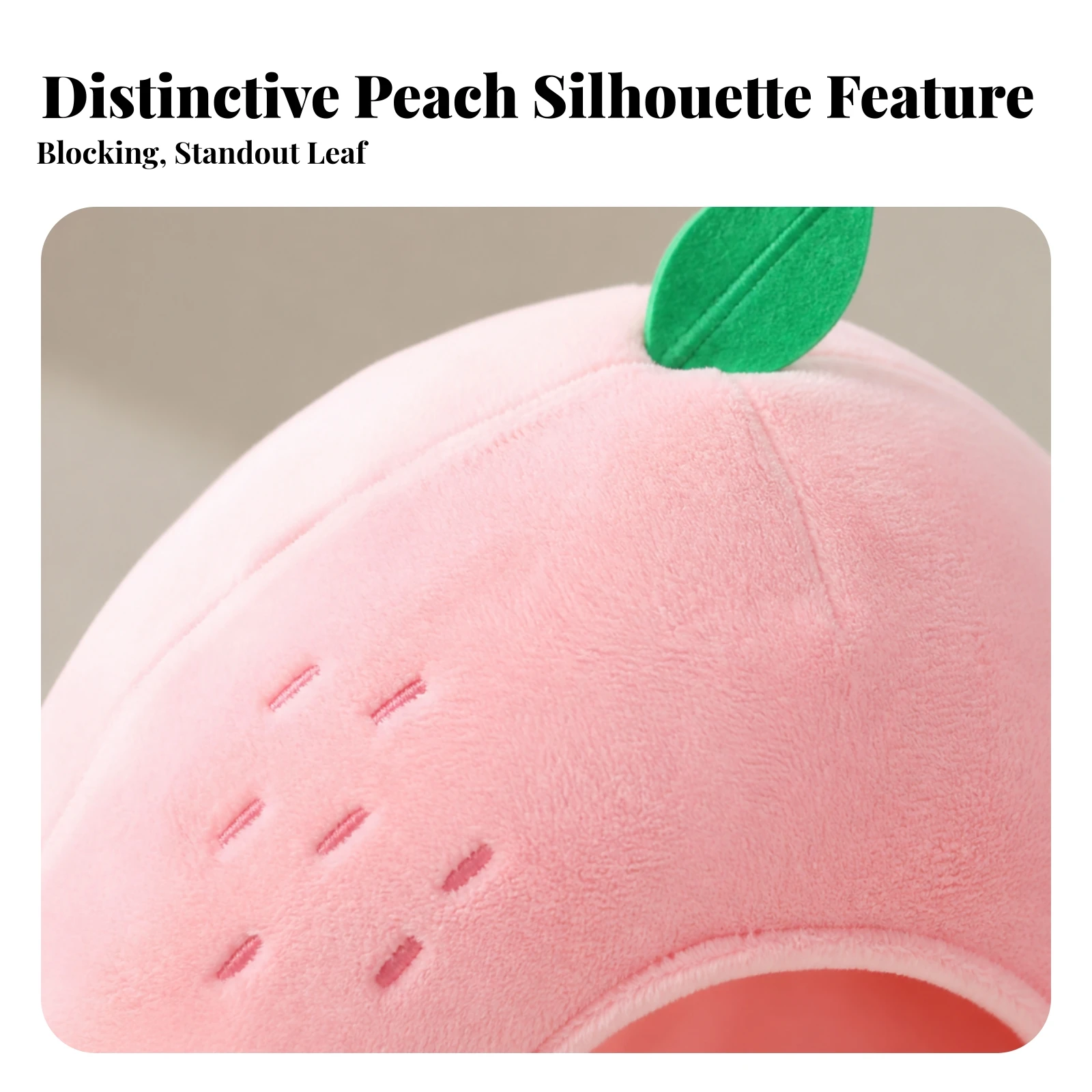 peach-costume-headpiece-cute-peach-hat-stuffed-cap-soft-photo-prop-lightweight-for-cosplay-parties