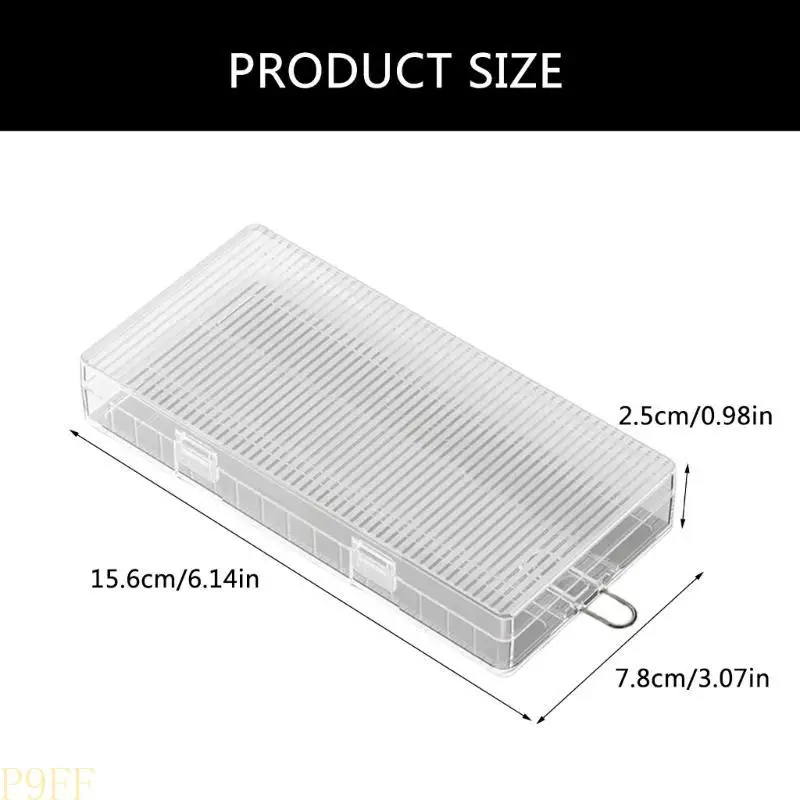 CS1W Convenient Battery Storage Case for 18650 Batteries Secure &Organize Batteries with this Plastic Storage Case Box